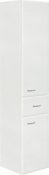 Hochschrank Serie MAC 2 Türen 1 Ausz. weiß Dekor Anschlag li. 300x1440x320mm