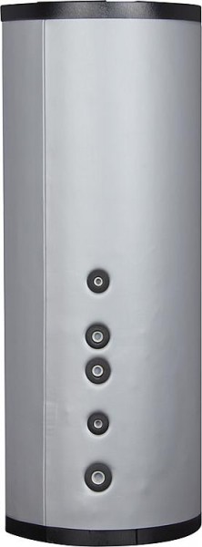 Brauchwasserspeicher 300l, Edelstahl V4A, mit einem Wärmetauscher und Isolierung