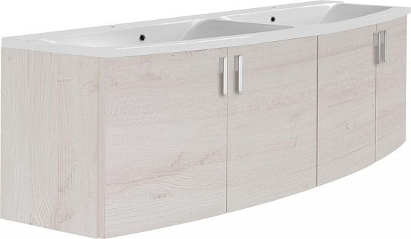 WTU+Mineralguss-WT EMA Eiche hell Dekor4 Türen 1410x526x380/510mm