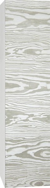 Hochschrank ELA mit Softclose Korpus weiß smt - Front Kiefer si.-gr. Anschl.re.400x1600x350mm