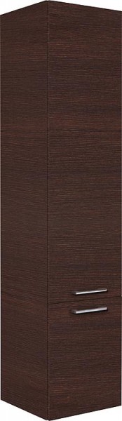 Hochschrank Serie MAA 2 Türen Eiche dunkel Anschlag links 350x1585x370mm