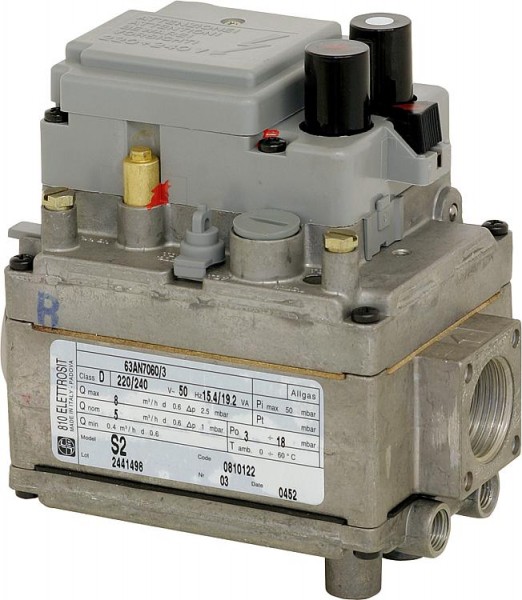 Gas-Kombiventil ELETTROSIT 810 3/4, 220V - 240 V mit Deckel Ref. 0.810.158