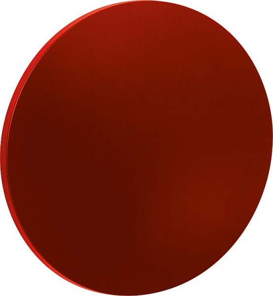 Infrarot-Heizung 500 Watt Stahl pulverbeschichtet, rot rund, für Deckenmontage