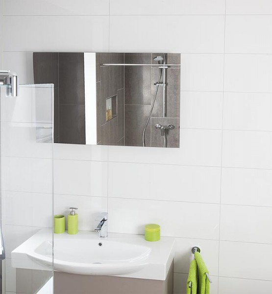 Infrarot-Heizung 800 Watt Spiegel 6mm für Wandmontage