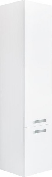Hochschrank Serie MAB 2 Türen weiß mattAnschlag links 350x1585x370mm