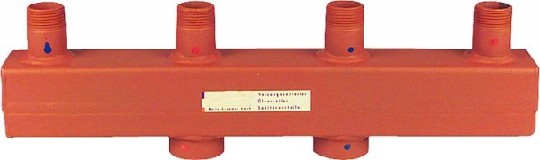 Kesselverteiler DN25 (1) AG Typ 60-12,5acht Heizgruppen