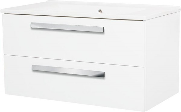 WTU+Keramik-WT EDIA weiß matt 2 Auszüge853x466x455mm