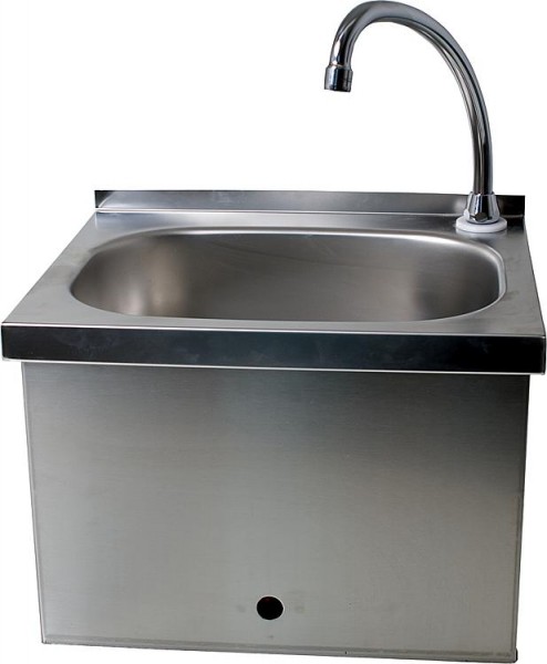 Edelstahl-Hygienebecken berührungslose Sensorsteuerung WM03 Netzbetrieben