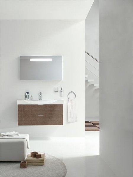 Badmöbel-Set EBSI Serie MBF Tranche braun