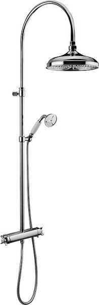 Brausesystem Esme mit Hand- brause ud Thermostat, verchromt