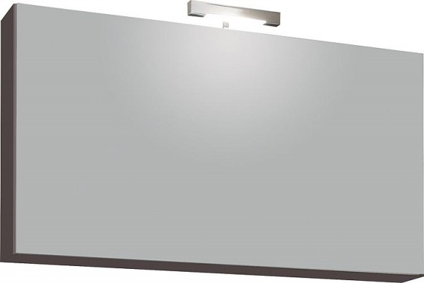 Spiegelschrank mit Beleuchtung Anthrazit Hochglanz 1 Klapptür 950x500x188mm