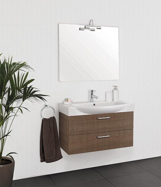 Badmöbel-Set EMIRA Serie MAA Tranche braun