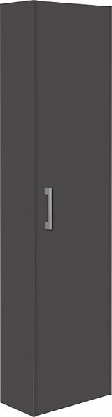 Hochschrank Serie MAA 1 Türe anthrazit Hgl. Anschlag rechts 386x1500x206mm
