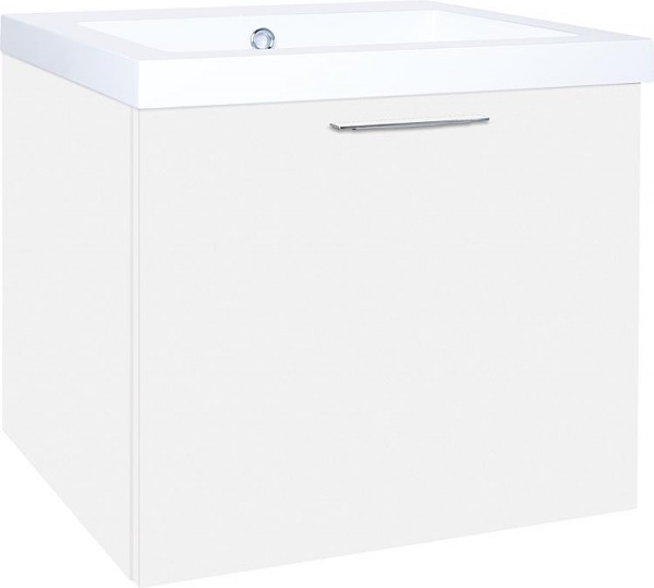 WTU+Mineralguss-WT EKRY weiß matt 1 Auszug 610x550x510mm