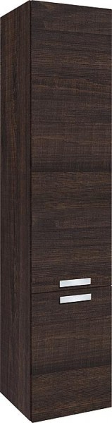 Hochschrank Serie MBB 2 Türen Eiche dunkel D. Anschlag rechts 350x1625x208mm
