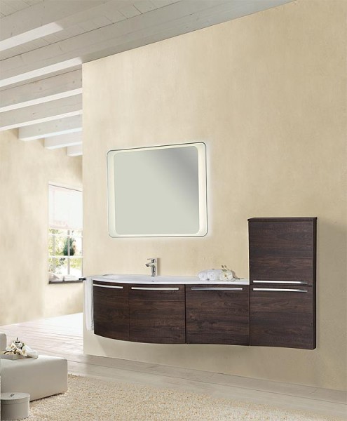 Badmöbel-Set ENURI Serie MBB Eiche dunkel Dekor