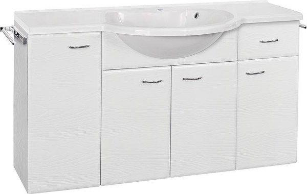 WTU+Mineralguss-WT EMUNA weiß Dekor 4 Türen 1 Auszug 1200x670x330/500