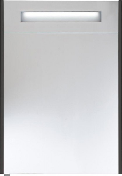 Spiegelschrank m. bel. Blende anthrazitHochglanz 1 Türe 600x750x188mm