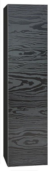 Hochschrank ELA mit Softclose Korpus schw. smt-Front Seekiefer schw. Anschl.re. 400X1600x350mm