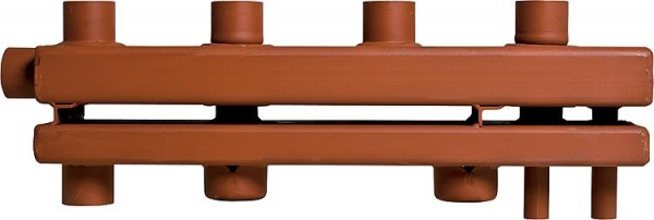 Kesselverteiler für 2 Heizgruppen Typ F122-16 Thermisch getrennt