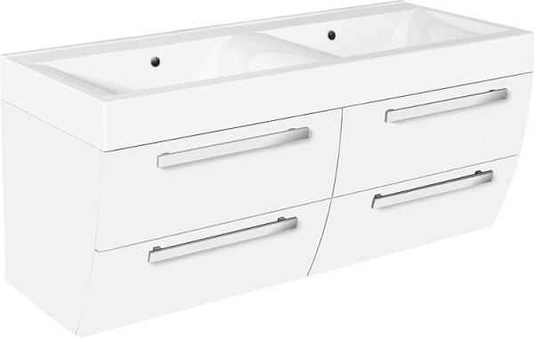 WTU+Mineralguss-WT ENNA weiß matt 4 Auszüge 1200x544x500mm