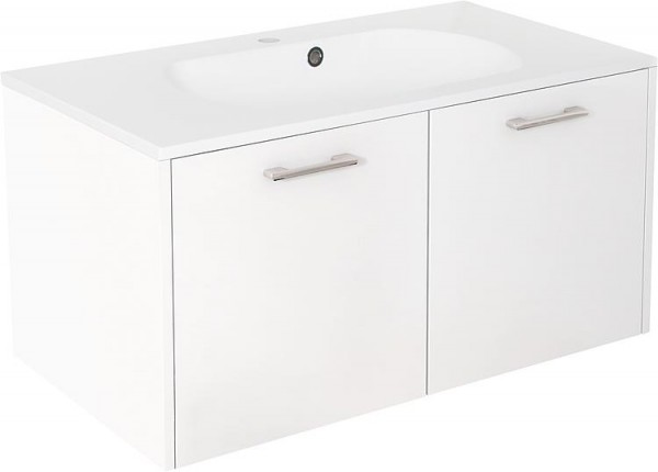 WTU+Mineralguss-WT ENI weiß matt 2 Türen 900x459x500mm