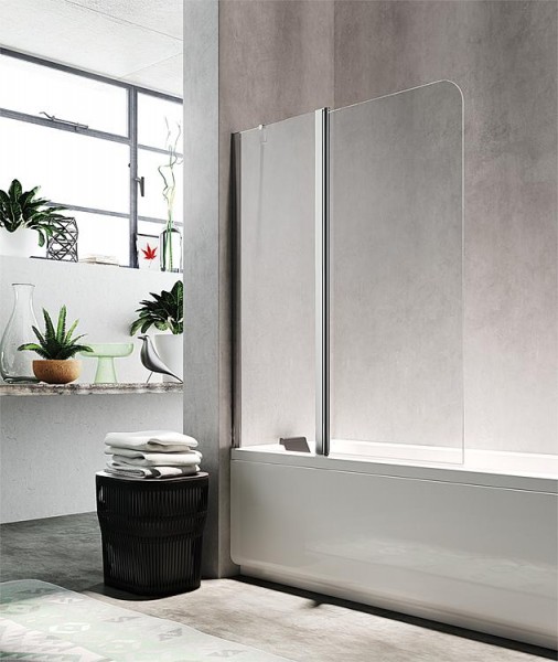 Badewannenaufsatz Lula, 5 mm St 1050-1065x1400 mm 1 Drehteil+Fixt.