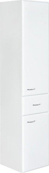 Hochschrank Serie MAC 2 Türen 1 Auszug weiß Hgl. Anschlag li. 300x1440x320mm