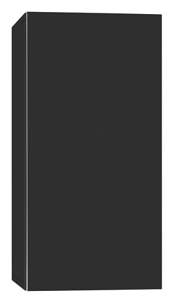 Hochschrank ELA mit Softclose Korpus schwarz smt - Front schwarz smt 400x800x350mm
