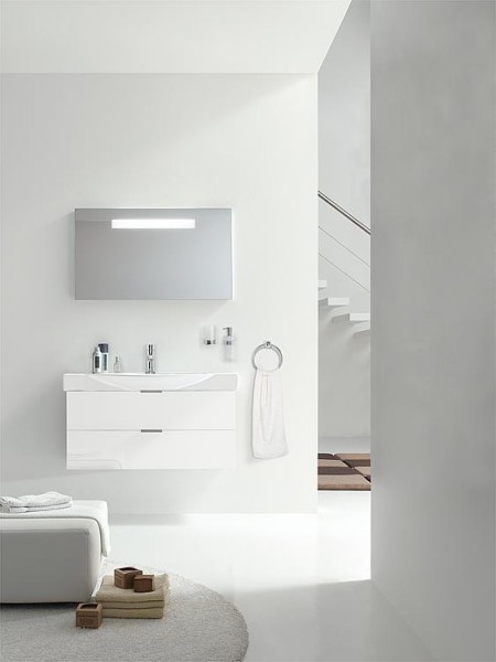 Badmöbel-Set EBSI Serie MBF weiß Hochglanz