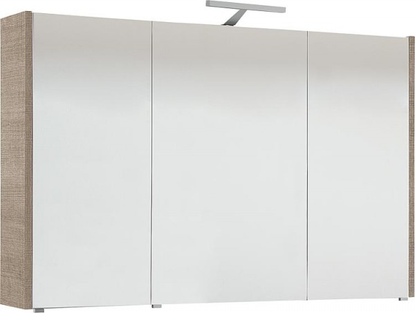 Spiegelschrank mit Beleuchtung Tranche ecru 3 Türen 1050x750x188mm