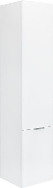 Hochschrank Serie MBF 2 Türen weiß Hochglanz Anschlag rechts 350x1625x370mm