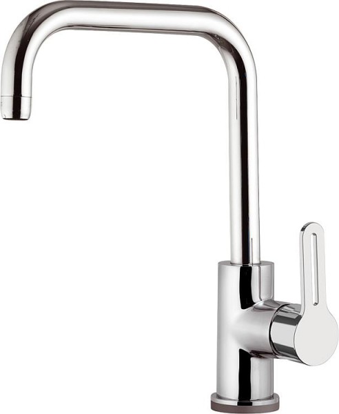 Spültischmischer Enzan Touch Me verchromt, mit Schwenkauslauf, Ausladung 215mm