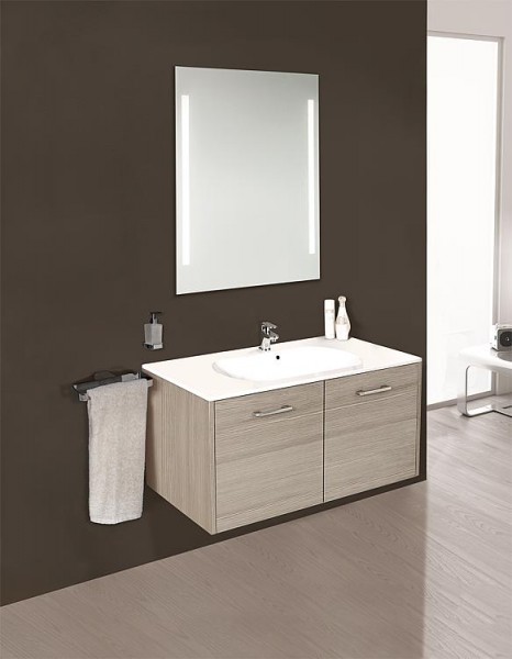 Badmöbel-Set ENI Serie MAA Lärche bicolor Breite 900mm