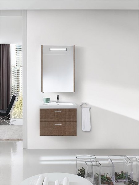 Badmöbel-Set EKRY Serie MBK Tranche braun 2 Auszüge