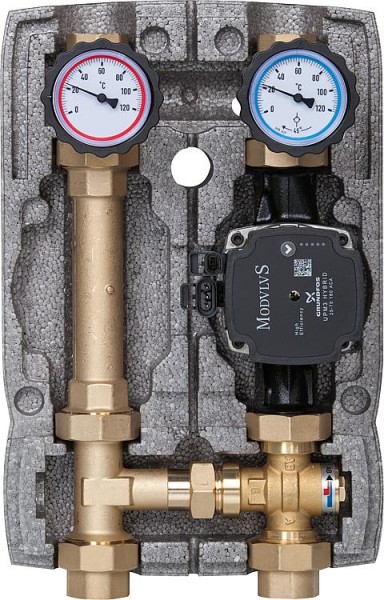 Entladeset Easyflow f.Festbrenn- stoffkessel,Temp. 60 C, Grundfos UPM3 Hybrid 25-70
