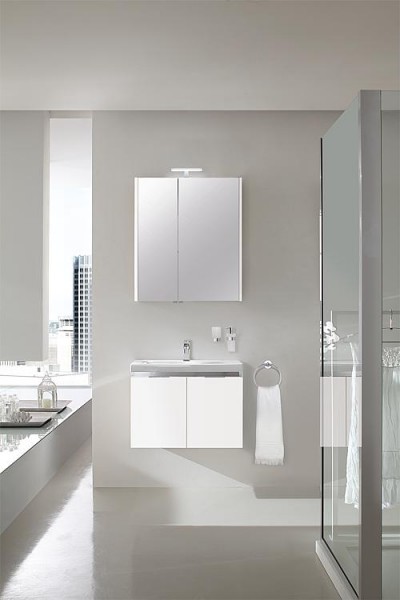 Badmöbel-Set EOLA weiß Hochglanz Breite700mm