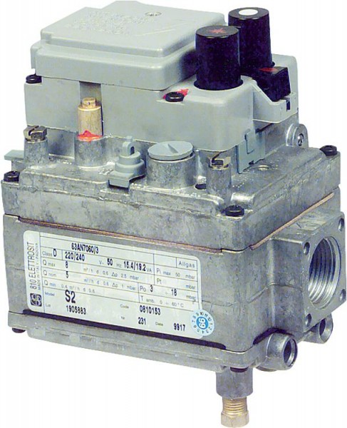 Elettrosit S2 0810-153 3/4Zündgas-u.Thermoelementanschluß 11 x 32 ASA unten