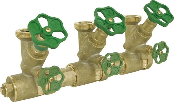 ATV-Verteiler (ohne Rinne) nichtsteigende Spindel, 6-fach 775(2-6)11/4-11/2 DN 25