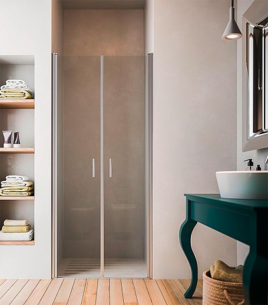 Nischentüre Eloa 1200mm Pendeltüre 1170-1200mm,H:1950mm, SiGla 6mm m.Beschichtung