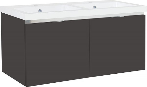 WTU+Mineralguss-WT EPIC anthrazit Hochglanz 2 Auszüge 1210x580x510mm