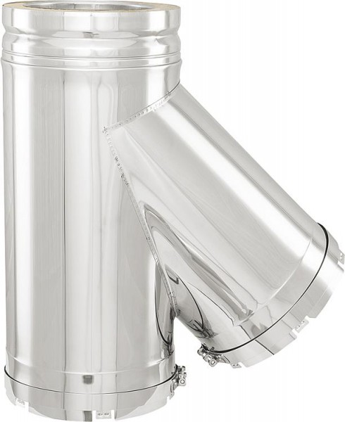 Doppelwandiges Abgassystem T-Stück 45 FUDN 200