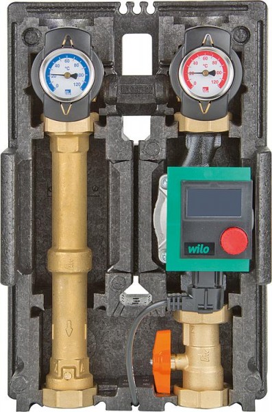 Heizkreisset K31 Heat Bloc DN 25(1), ungemischt, Wilo Stratos PICO 25/1-6