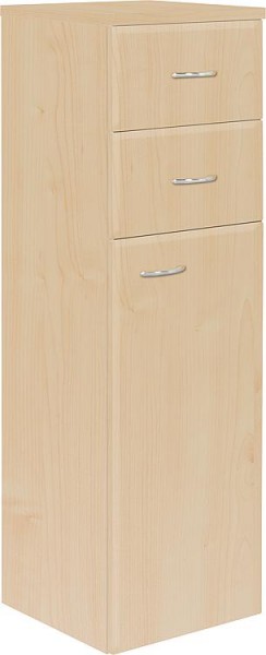 Hochschrank Serie MAC 1 Türe 2 Ausz. Birne Dekor Anschlag re. 300x984x320mm