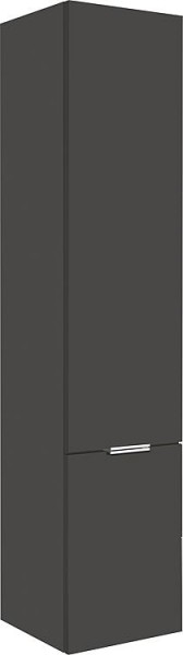 Hochschrank Serie MBF 2 Türen anthrazitmatt Anschlag links 350x1625x370mm