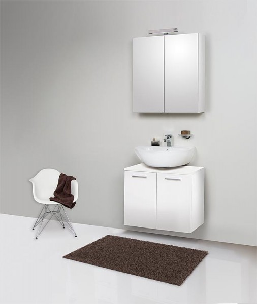 Badmöbel-Set ESTRA Serie MAA weiß Hochglanz ohne Beischränke