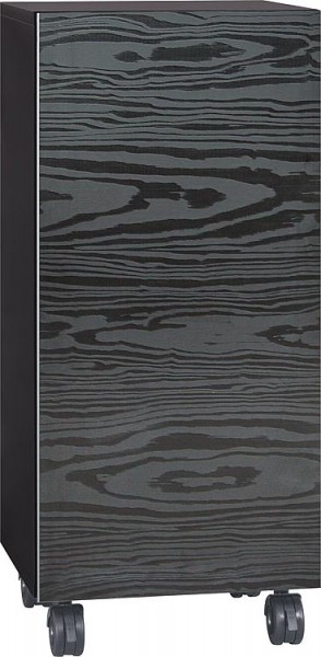 Rollcontainer ELA Korpus schwarz smt - Front Seekiefer schwarz 400x800x350mm