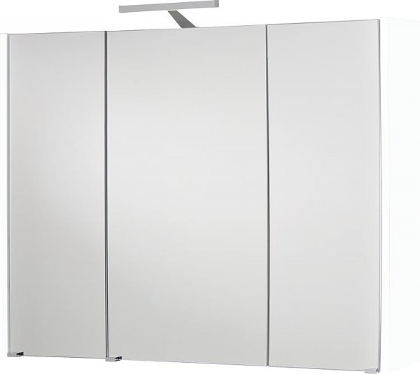 Spiegelschrank mit Beleuchtung weiß matt, 3 Türen 950x750x188mm