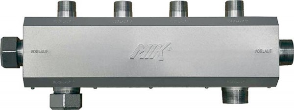 Heizkreisverteiler 4 Heizkreise incl. 2Kappen 2