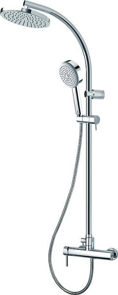 Brausesystem Fiji + Brausemi. Dinamica 1 Handbr. + d200 mm Kopfbrause